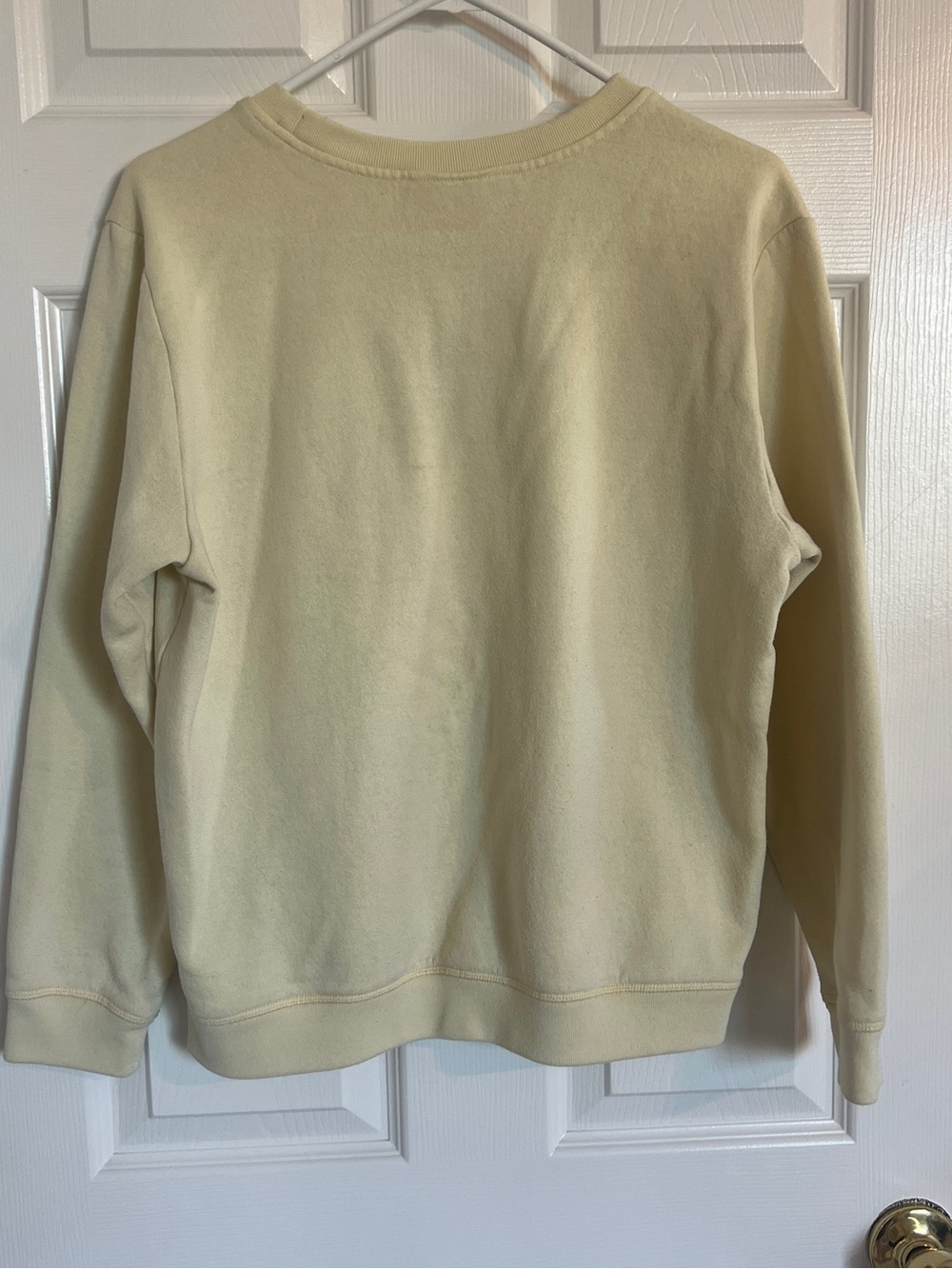 Karen Scott Sweatshirt Yellow Butter Mom Embroidery Size M - Picture 5 of 5